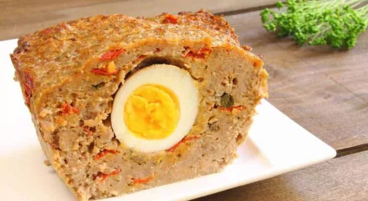 Gehaktbrood met ei