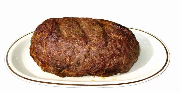 Gehaktbrood met mosterdmayonaise