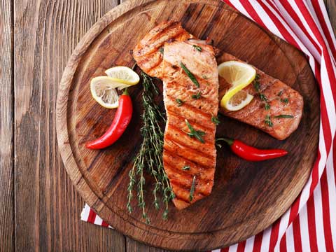 Zalm bakken