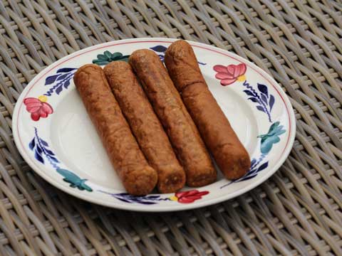 Frikandel bakken