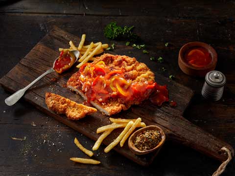 Zigeunerschnitzel bakken