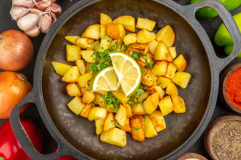 Aardappelen bakken