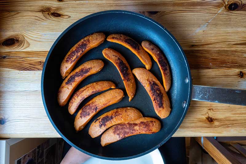 Chorizo bakken