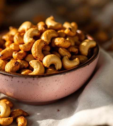 Cashewnoten roosteren