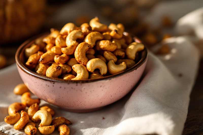 Cashewnoten roosteren