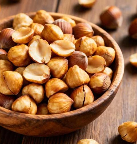 Hazelnoten roosteren