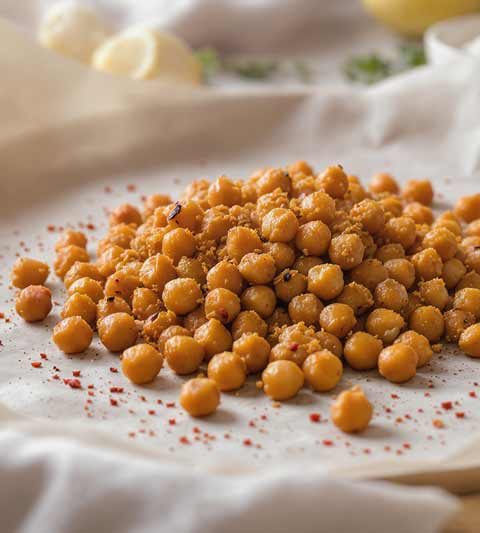 Kikkererwten roosteren