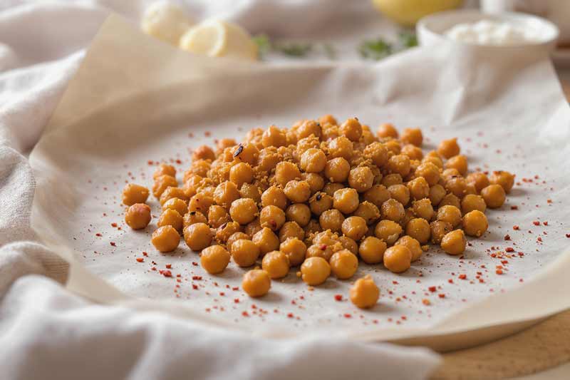 Kikkererwten roosteren