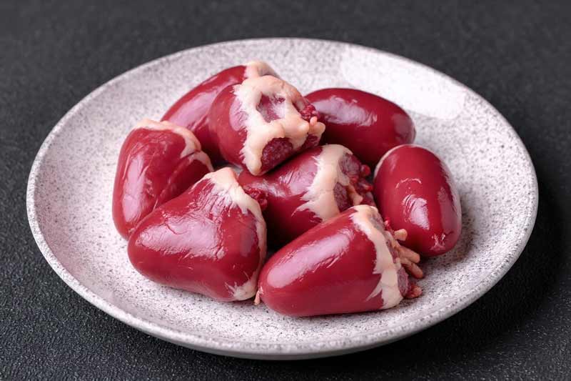 Kippenhartjes bakken