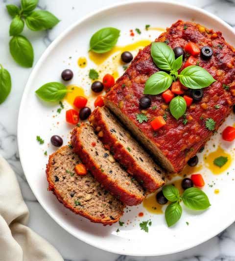 Mediterraan gehaktbrood