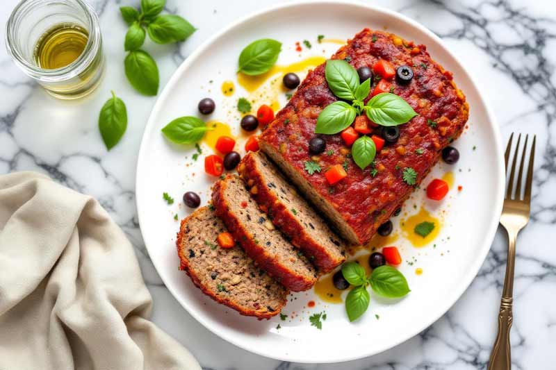 Mediterraan gehaktbrood