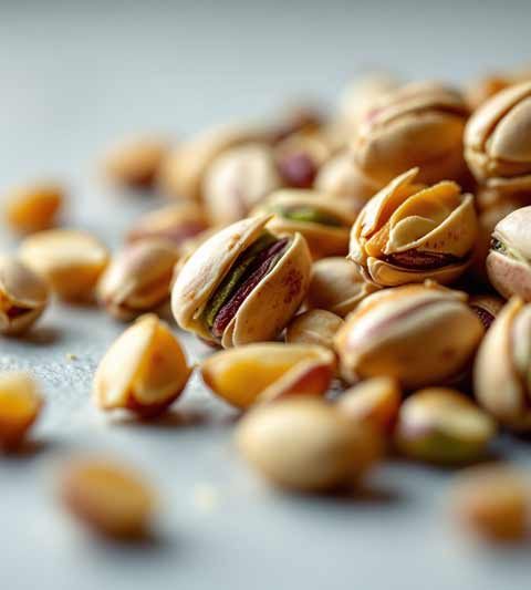 Pistachenoten roosteren