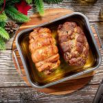 Witte asperges bakken