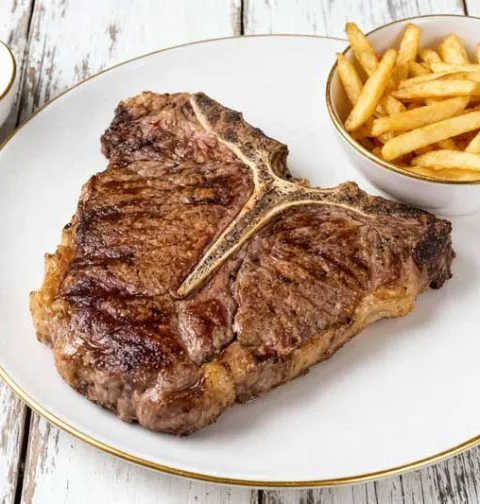 T-bone steak bakken