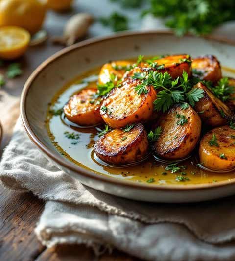 Wortelpeterselie bakken