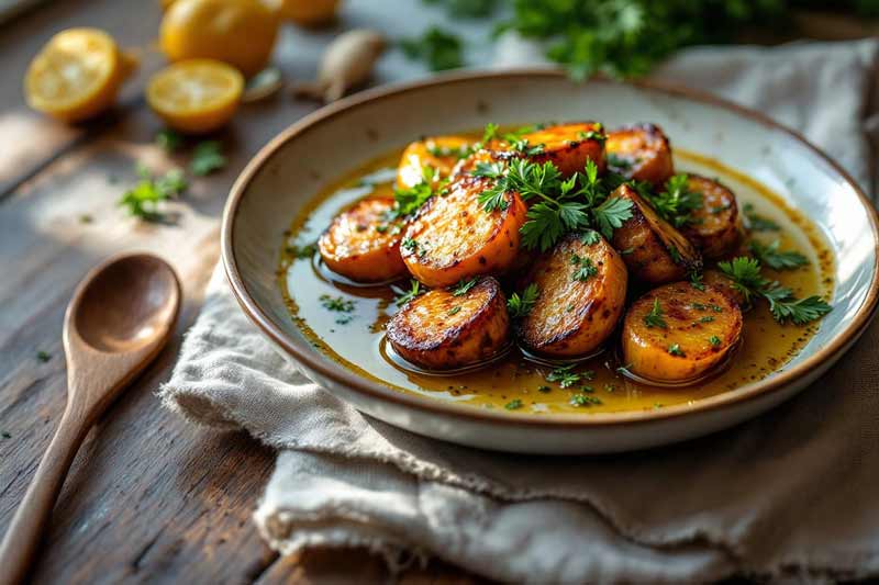 Wortelpeterselie bakken