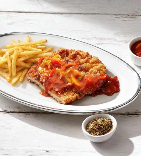 Zigeunerschnitzel bakken