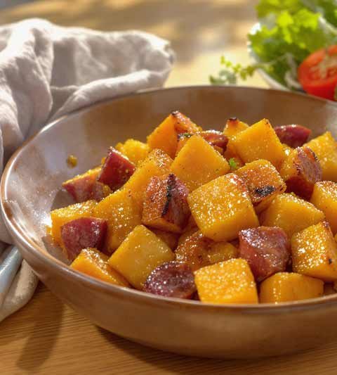 Zoete aardappel bakken