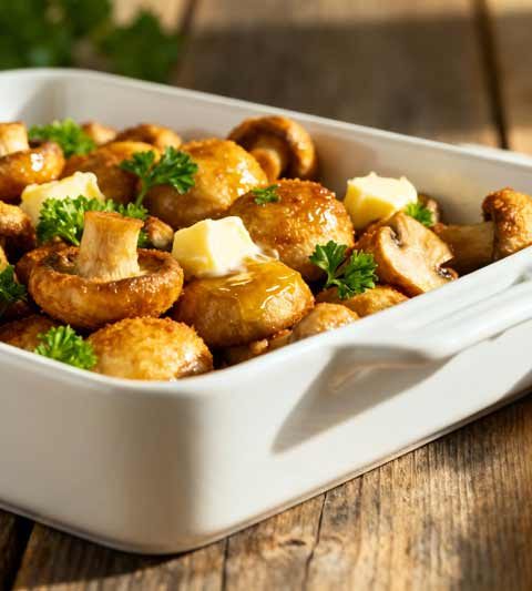 Champignons bakken