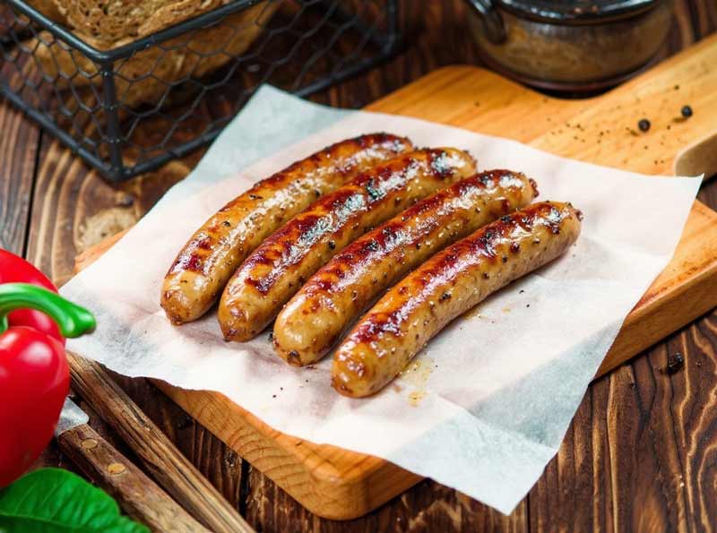 Chipolata worstjes bakken